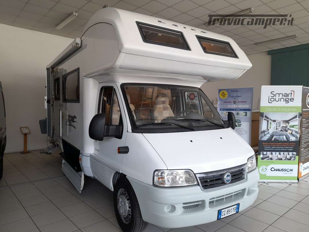 MANSARDATO LAIKA ECOVIP CON PORTAMOTO INTEGRATO usato a Parma