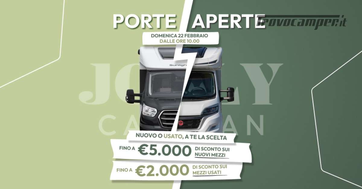 🚐 Porte Aperte Jolly Caravan: Domenica 22 Febbraio! - Immagine 1