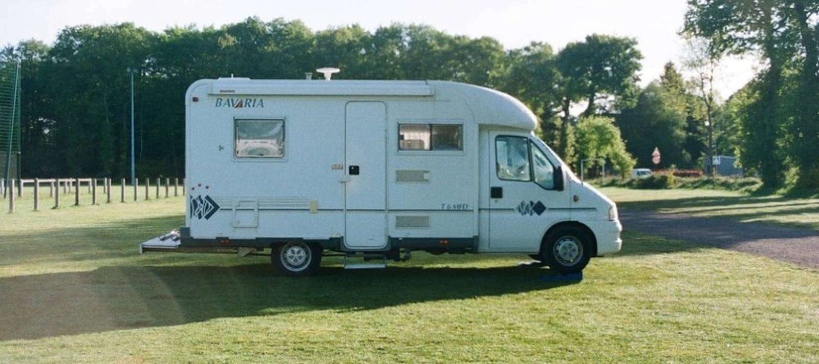 camper alla terrazza del Gianicolo