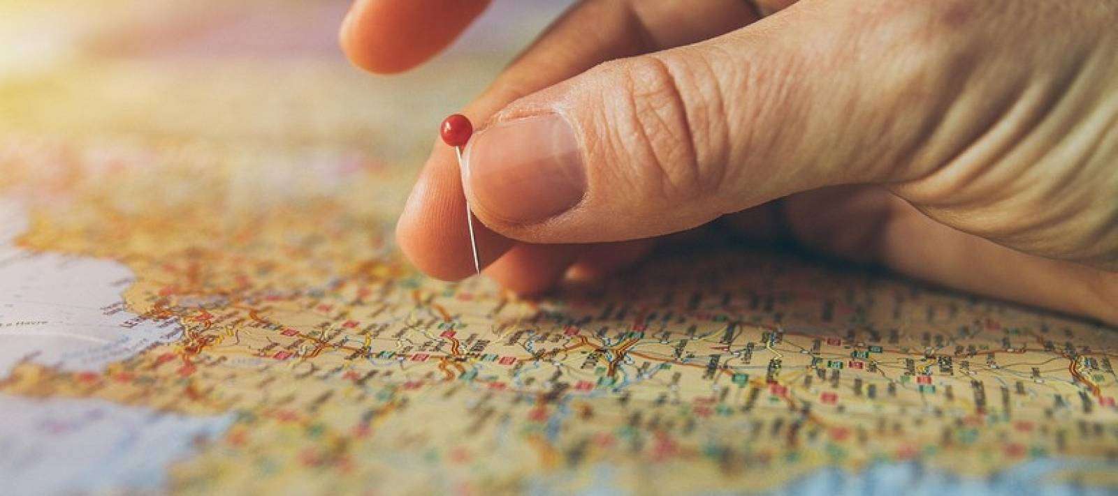 itinerario mappa camper