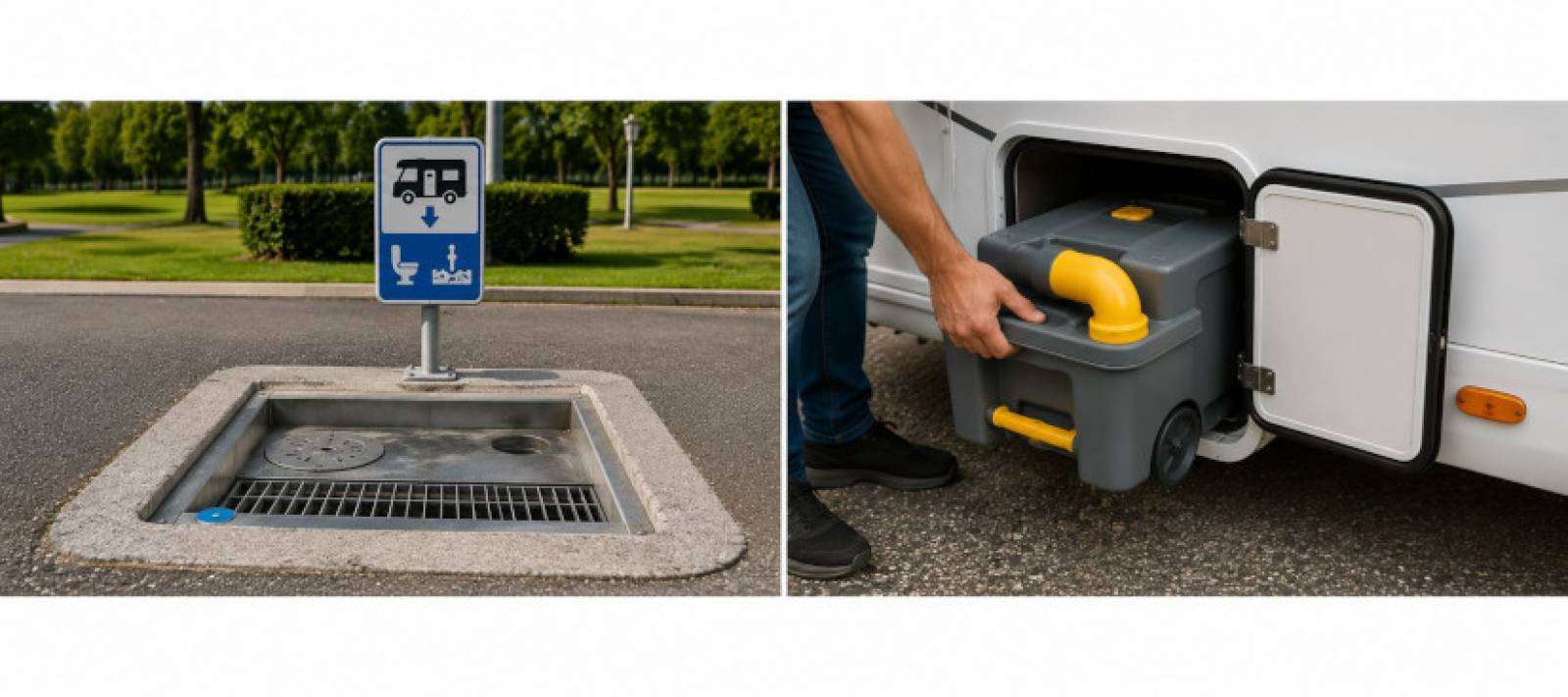 wc chimico cassetta camper